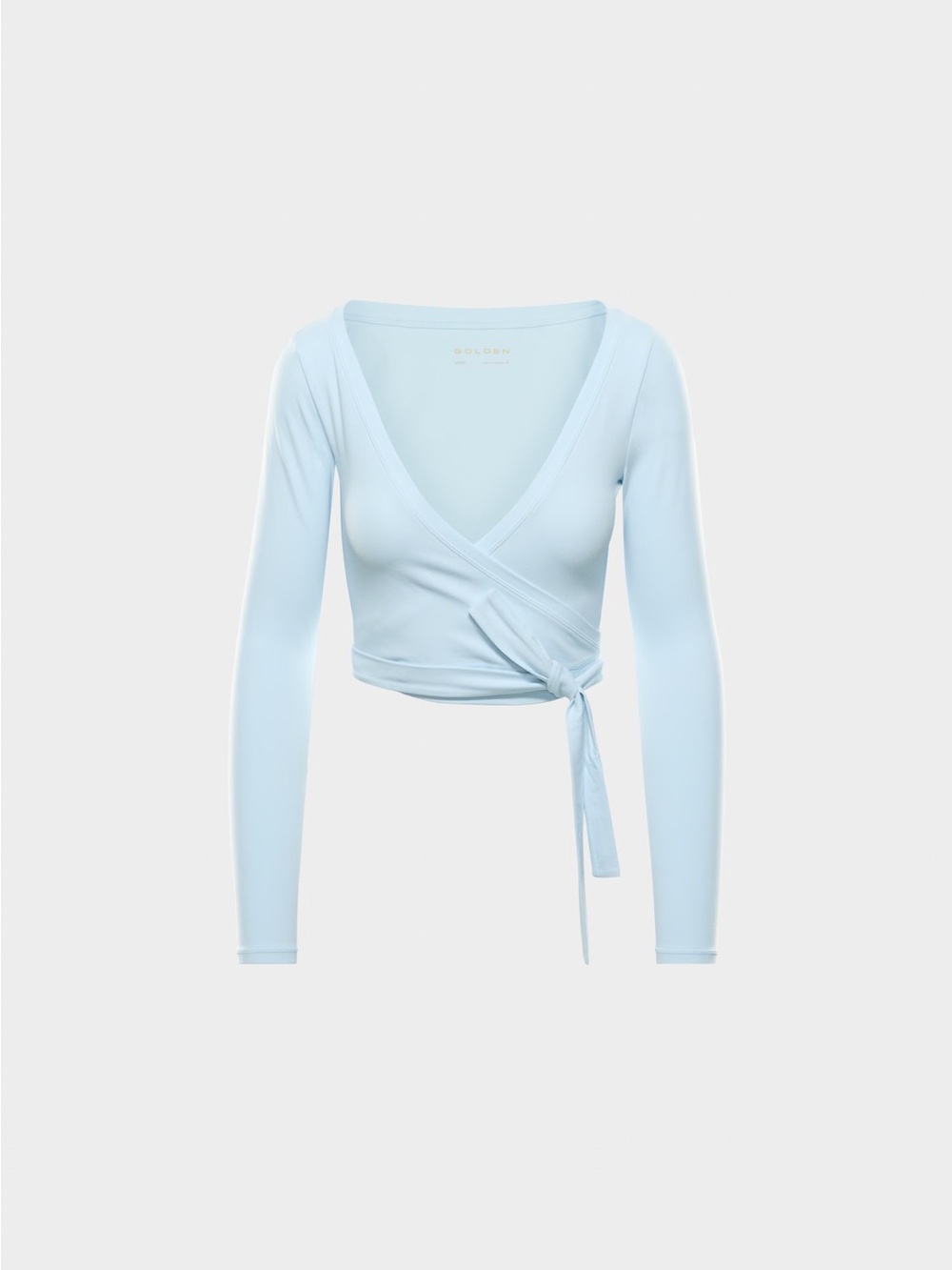 NWT - Aritzia GOLDEN Butter Focal Wrap Longsleeve - Medium - Villa Blue